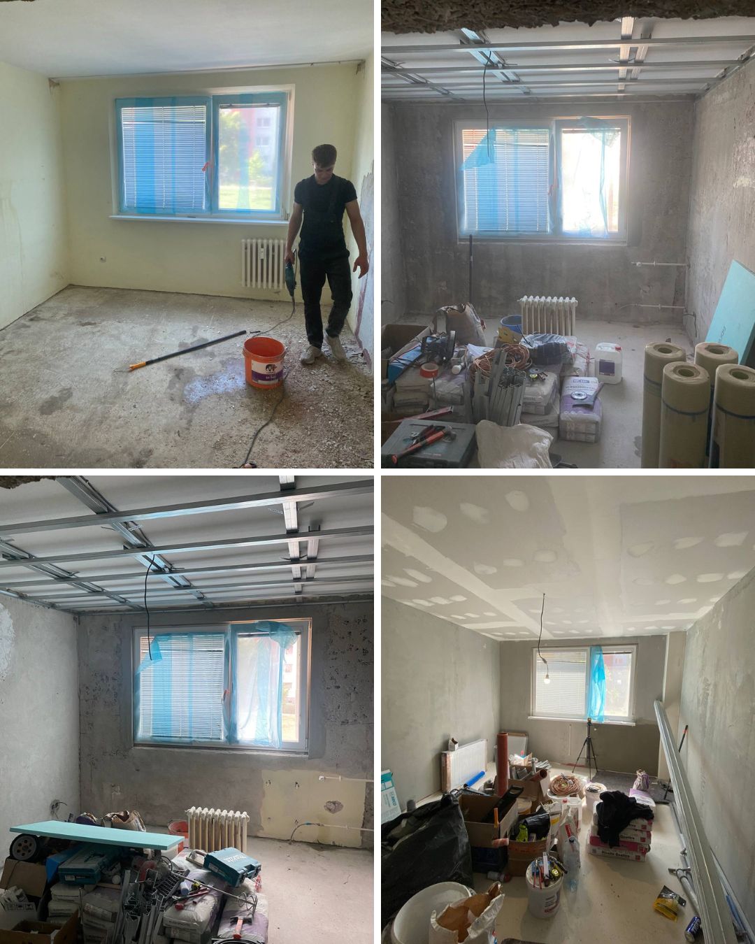 Kompletná rekonštrukcia 3-izbového bytu – Priebeh rekonštrukcie